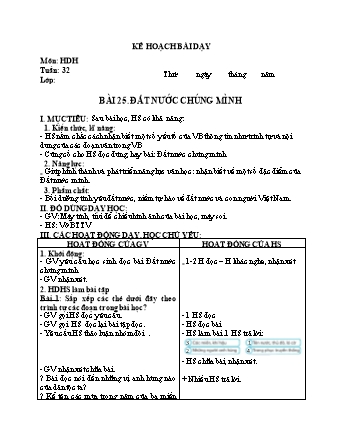 Kế hoạch bài dạy buổi 2 môn Tiếng Việt 2 (Kết nối tri thức) - Tuần 32