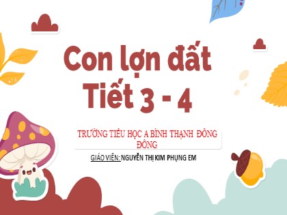 Bài giảng Tiếng Việt Lớp 2 sách Chân trời sáng tạo - Bài 4: Con lợn đất