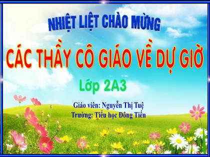 Bài giảng Toán 2 (Kết nối tri thức) - Bài 23: Phép trừ (có nhớ) số có hai chữ số cho số có hai chữ số (Tiết 4) - Năm học 2023-2024