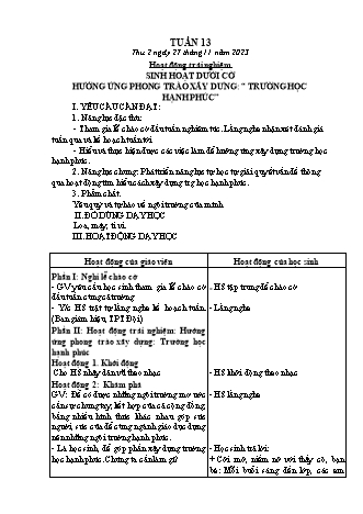 Kế hoạch bài dạy các môn Lớp 2 - Tuần 13 (Thứ 2, 3, 4) - Năm học 2023-2024 - Đinh Thị Mai