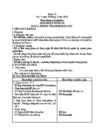 Kế hoạch bài dạy các môn Lớp 2 - Tuần 24 (Thứ 2, 3, 4) - Năm học 2022-2023 - Trần Thị Khánh Huyền