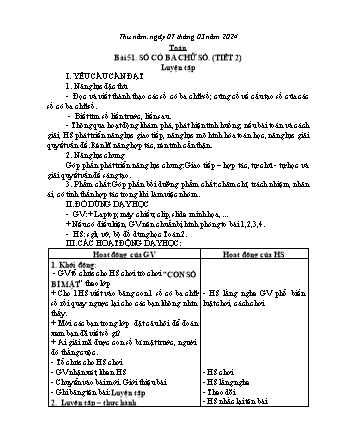Kế hoạch bài dạy các môn Lớp 2 - Tuần 25 (Thứ 5, 6) - Năm học 2023-2024 - Trần Thị Việt Hà
