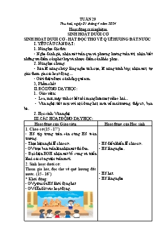 Kế hoạch bài dạy các môn Lớp 2 - Tuần 29 (Thứ 2, 3, 4) - Năm học 2023-2024 - Trần Thị Việt Hà