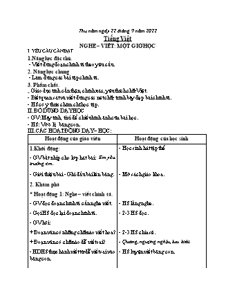 Kế hoạch bài dạy các môn Lớp 2 - Tuần 3 - Năm học 2022-2023 - Lê Thị Minh Hưng