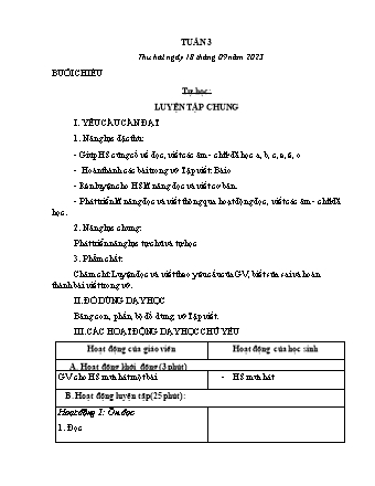 Kế hoạch bài dạy các môn Lớp 2 - Tuần 3 - Năm học 2023-2024 - Phan Trà Giang