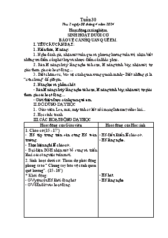 Kế hoạch bài dạy các môn Lớp 2 - Tuần 30 (Thứ 2, 3, 4) - Năm học 2023-2024 - Trần Thị Việt Hà
