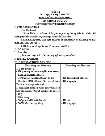 Kế hoạch bài dạy các môn Lớp 2 - Tuần 34 (Thứ 2, 3, 4) - Năm học 2022-2023 - Đinh Thị Thanh Hà