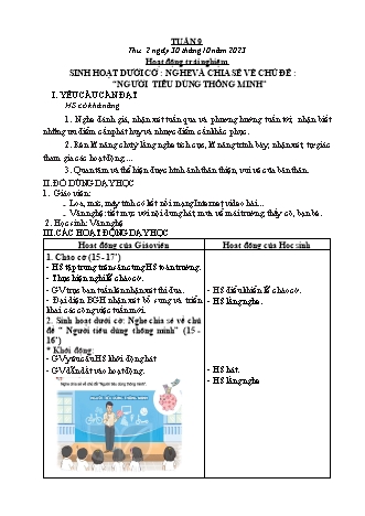 Kế hoạch bài dạy các môn Lớp 2 - Tuần 9 (Thứ 2, 3, 4) - Năm học 2023-2024 - Đinh Thị Mai