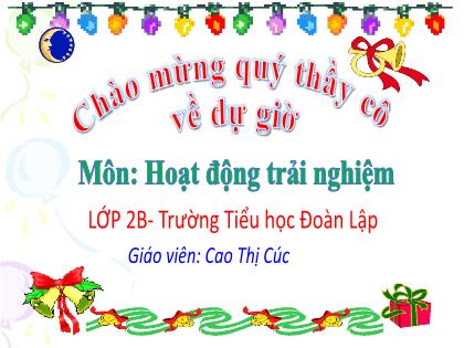 Bài giảng Hoạt động trải nghiệm 2 (Kết nối tri thức) - Bài 10: Tìm sự trợ giúp để giữ gìn tình bạn - Cao Thị Cúc