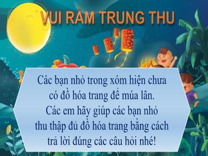 Bài giảng Hoạt động trải nghiệm 2 (Kết nối tri thức) - Bài: Vui Trung Thu - Trường Tiểu học Trường Thọ