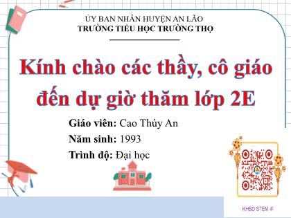 Bài giảng Tiếng Việt 2 (Kết nối tri thức) - Tuần 10 - Bài (Đọc mở rộng) - Năm học 2023-2024 - Cao Thúy An