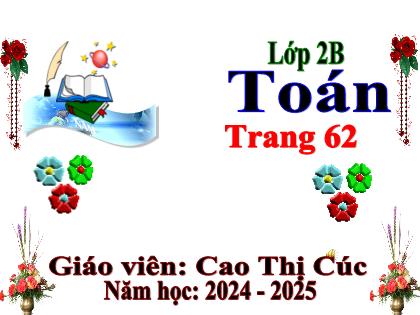 Bài giảng Toán 2 (Kết nối tri thức) - Bài 16: Lít (Tiết 1) - Năm học 2024-2025 - Cao Thị Cúc