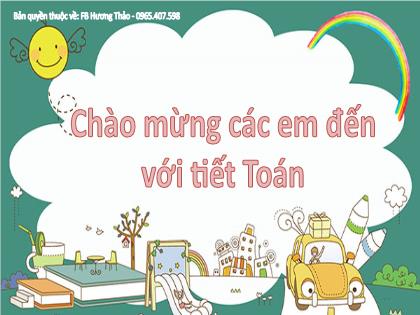 Bài giảng Toán 2 (Kết nối tri thức) - Bài 22: Phép trừ (có nhớ) số có hai chữ số cho số có một chữ số - Trường Tiểu học Đoàn Lập