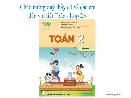 Bài giảng Toán 2 (Kết nối tri thức) - Chủ đề 8 - Bài 44: Bảng chia 5 - Trường Tiểu học Đại Bản 2