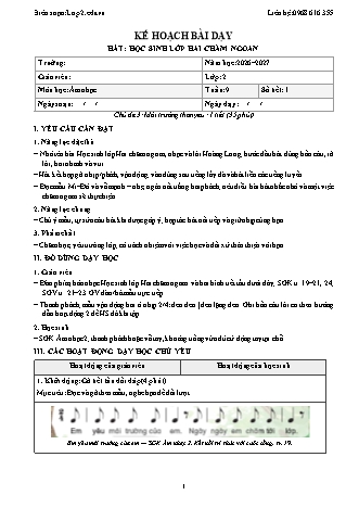 Giáo án Âm nhạc lớp 2 năm học 2026-2027 - Tuần 9 - Hát. Học sinh lớp hai chăm ngoan (Tích hợp năng lực số và AI)